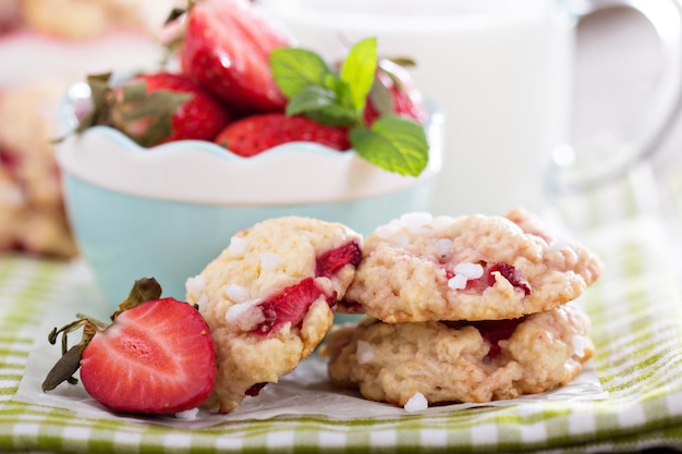 Biscotti Shortcake alle fragole