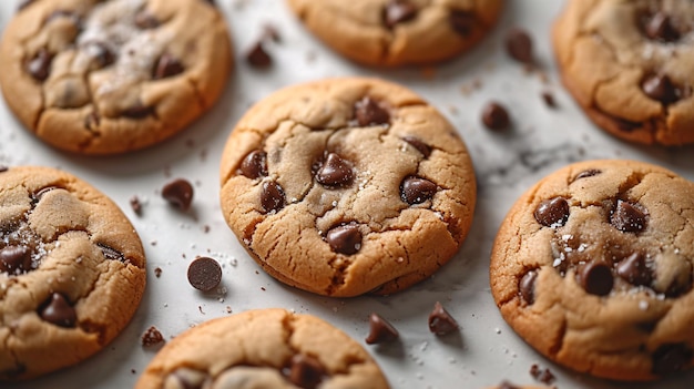 Biscotti su stoffa d'avorio