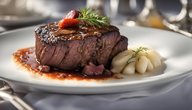 Bistecca di filetto mignon al Boeuf Bourgignon