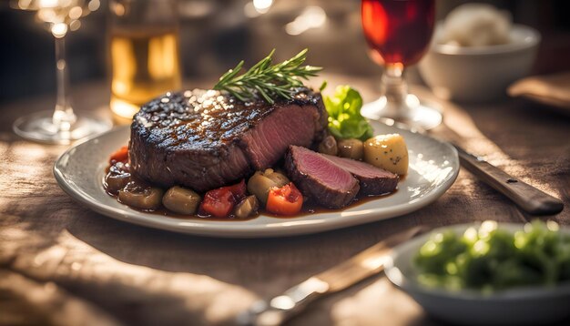 Bistecca di filetto mignon al Boeuf Bourgignon