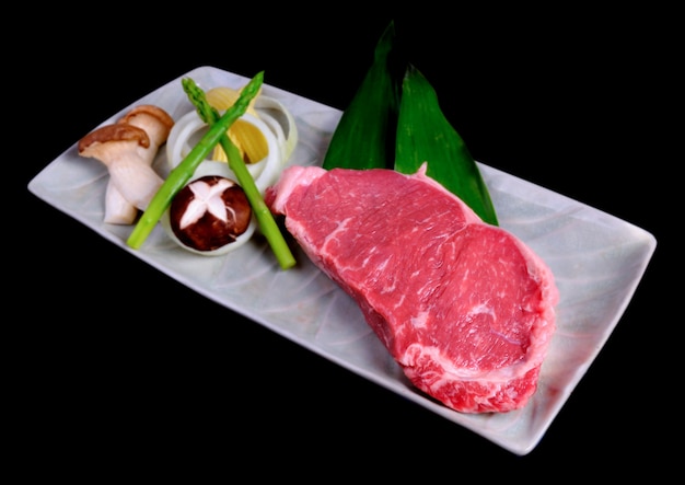 Bistecca di manzo Teppanyaki con verdure