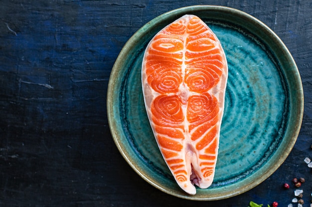 bistecca di pesce rosso salmone filetto di pesce porzioni