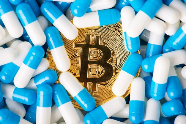 Bitcoin affoga in numerose capsule di medicinali