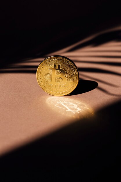 bitcoin dorato un concetto di criptovaluta