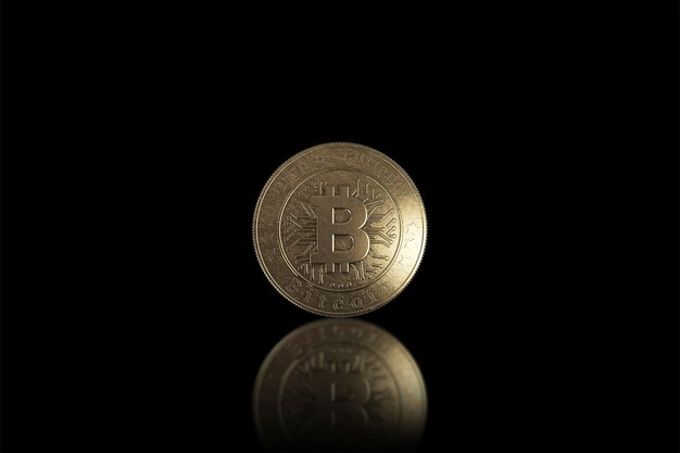 Bitcoin moneta d'oro