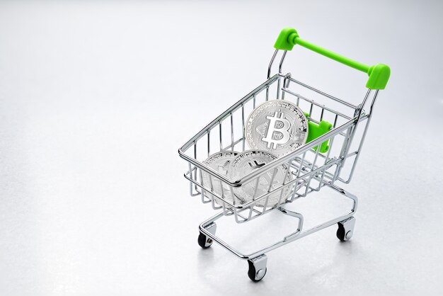 Bitcoin nel carrello