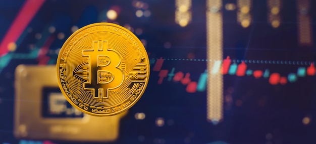 Bitcoin Stock Growth Chart mostra un forte aumento del prezzo di bitcoin