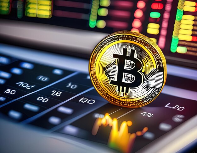 bitcoin sulla tastiera del computer