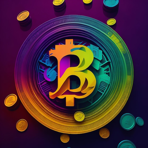 Bitcoin Valuta digitale generata dall'intelligenza artificiale