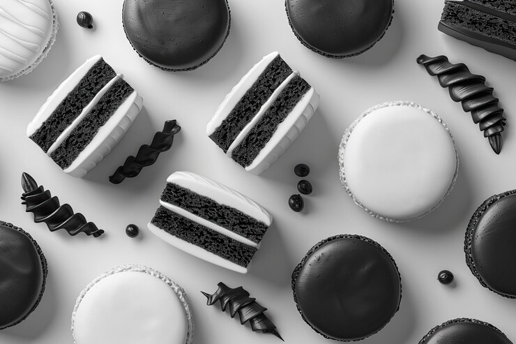 Photo black and white delights a sweet monochromatic feast