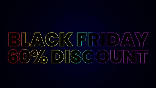 Black Friday 60% di sconto