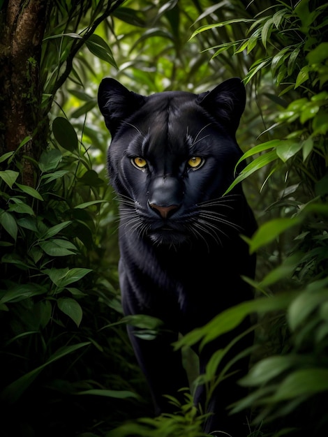 Black Panther in the Wild IA generativa