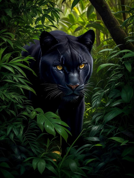 Black Panther in the Wild IA generativa