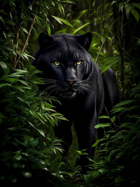 Black Panther in the Wild IA generativa