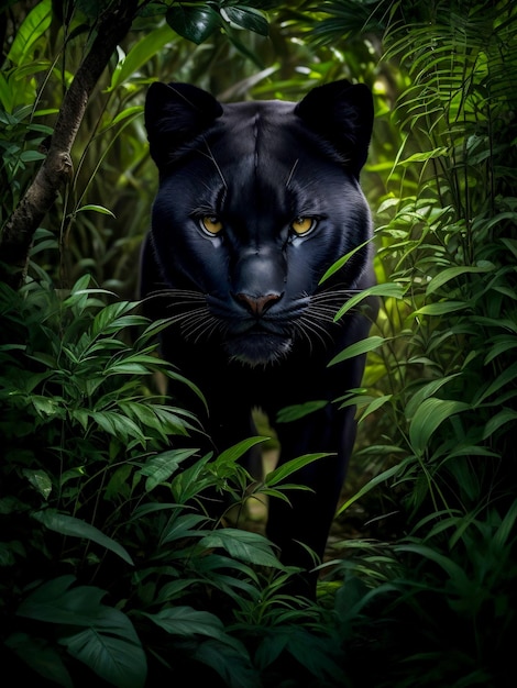 Black Panther in the Wild IA generativa