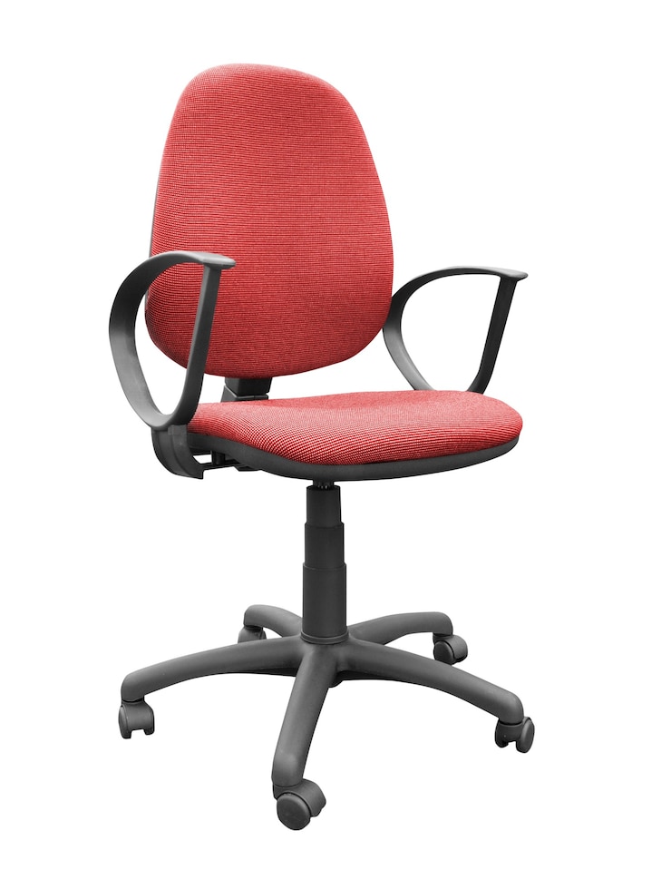 Photo blask chair isolated on the white backgrounds