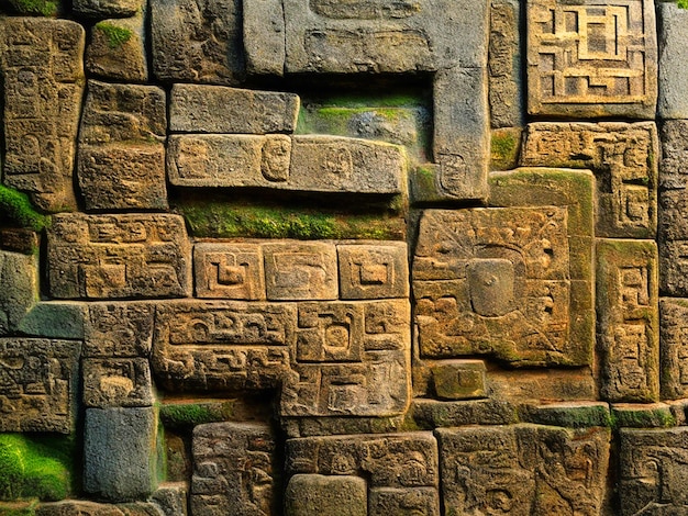 Blocchi di pietra Maya Immagini oggetti 3D immagine scaricata