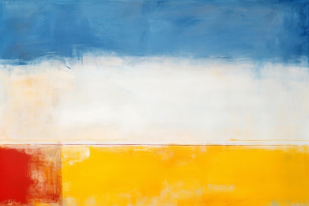 Blu Bianco Giallo Rosso di Mark Rothko Arte