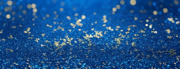 blu brillante design scintillante luce incandescente modello stella splendente sfondo astratto bokeh