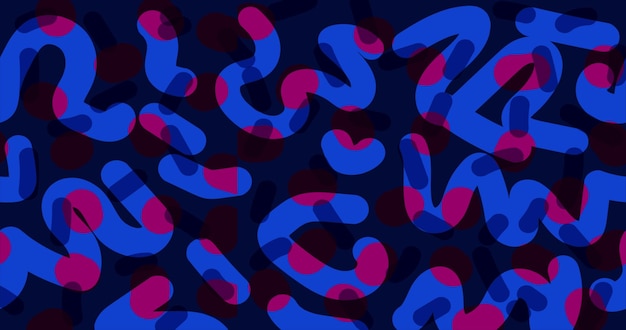 Blu e rosso sfondo astratto modello di animazione sullo sfondo