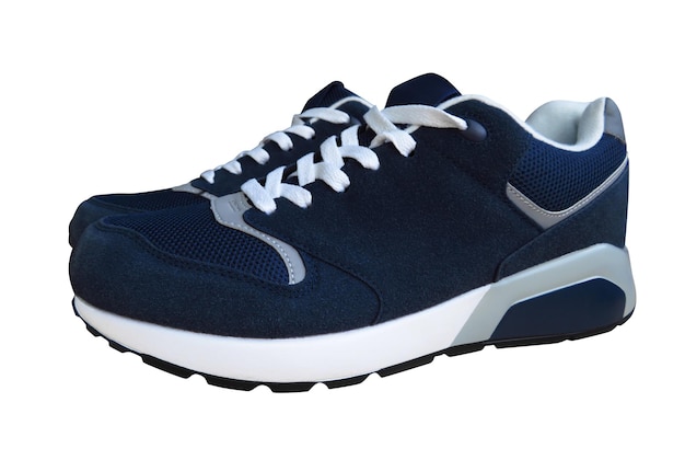 Blu isolato scarpe da ginnastica