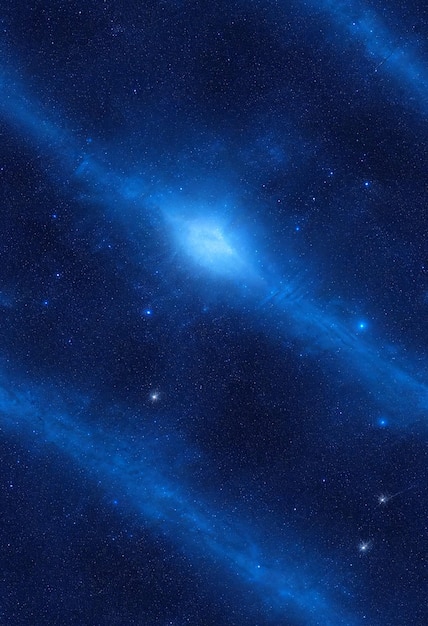 Blu magnifico sfondo stellare 3d illustrato