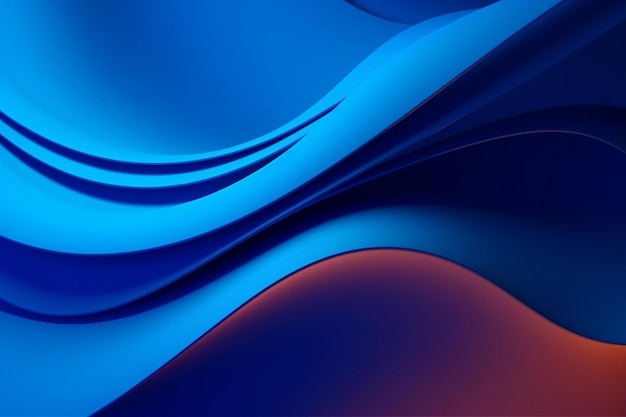 Blue Abstract sfondo 4k e carta da parati Generative Ai