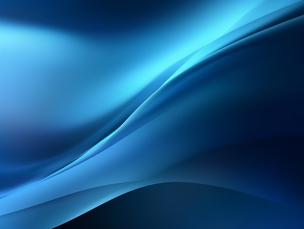 Blue Abstract Wave Texture liscia Sfondo Wallpaper AI generato