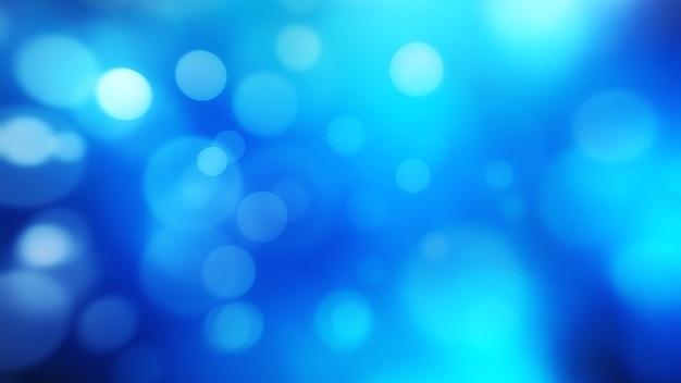 blue bokeh abstract background