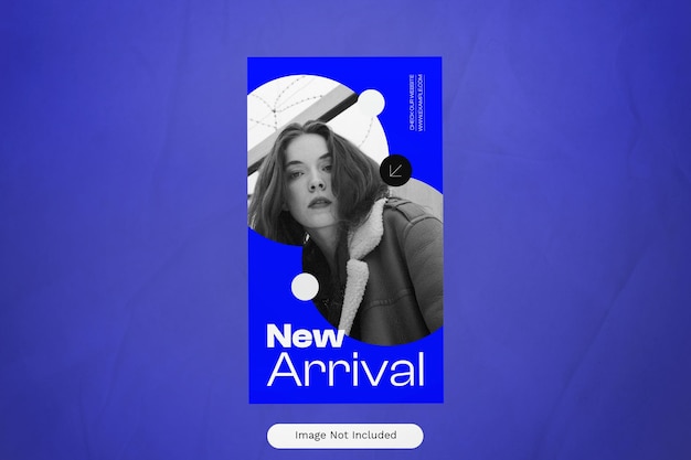 Blue Modern Utilitarian Winter Fashion Storia sui social media