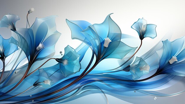 Blue Tendril Ray Background 4 Versione JPG