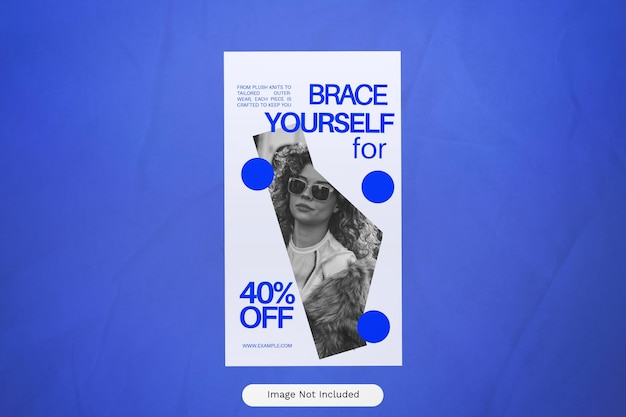 Blue Utilitarian Winter Fashion Storia sui social media