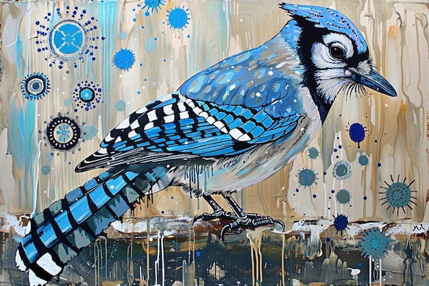 Blues mistico Blue Jay sussurri