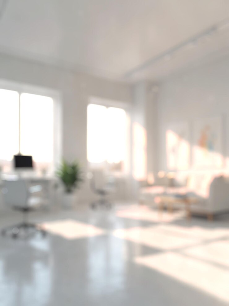 Blurred Elegance Modern Office Interior