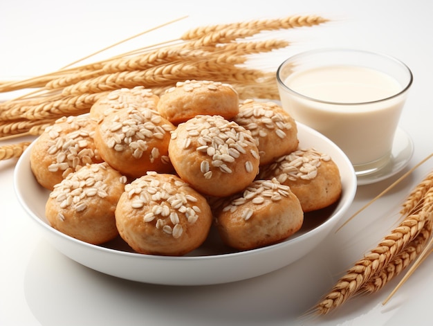 Bocconi d'avena snack vegan snack cibo energetico