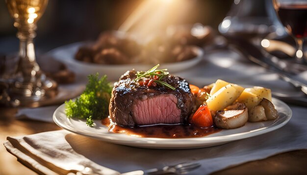 Boeuf Bourgignon Filet Mignon bistecca di manzo