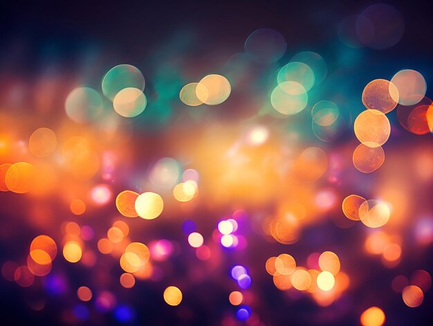 Bokeh astratto con luce