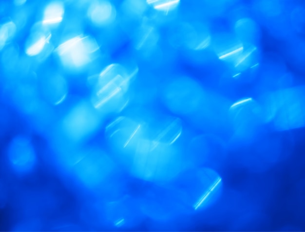 Bokeh blu drammatico con sfondo glitterato chiaro hd