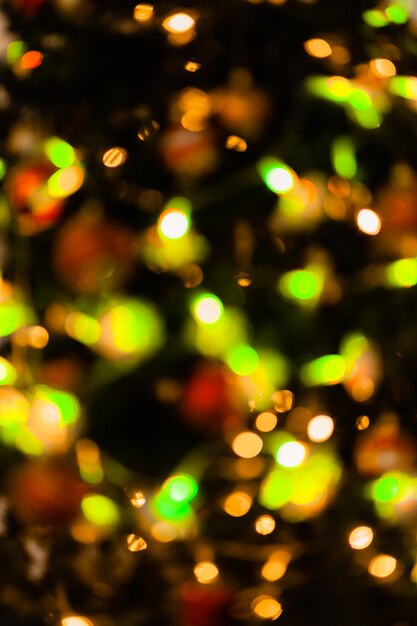 Bokeh circolare astratto di Christmaslight