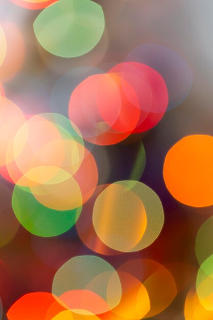 Bokeh colorato Vacanze di Capodanno e Natale, sfocatura