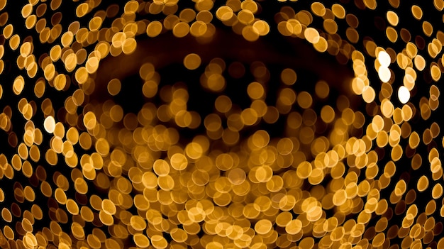 Bokeh dalla ghirlanda di Natale di strada, sfondo della lampadina. Foto di alta qualità