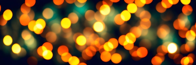 Bokeh effetto luci notturne astratto sfondo sfocato