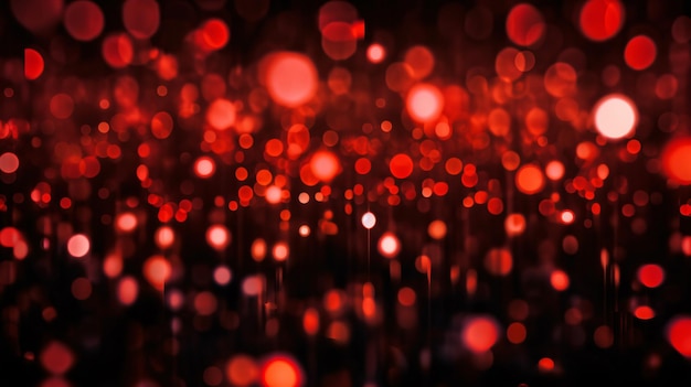 Bokeh rosso