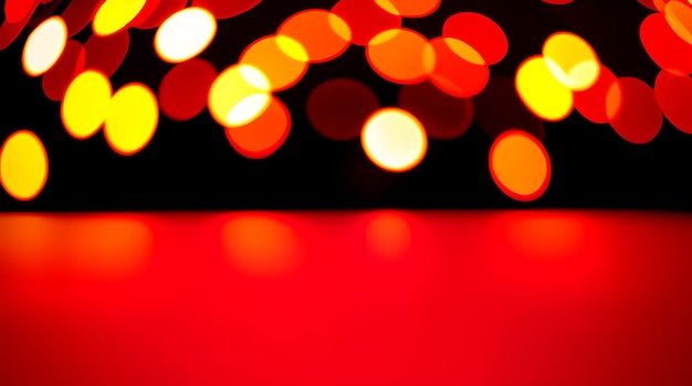 Bokeh sfondo rosso