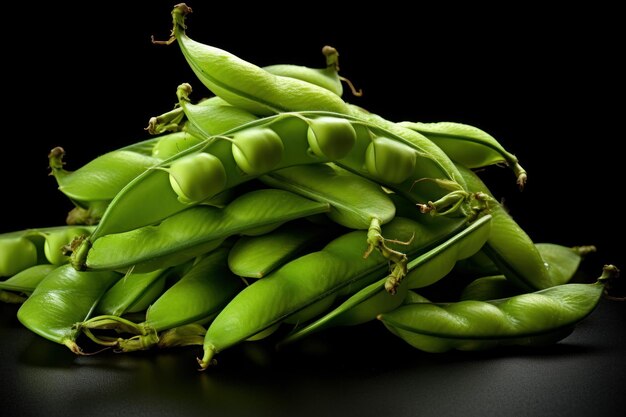 Bold Edamame fagioli banner cibo spuntino Generare Ai