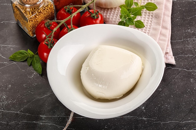 Bolla di bufalo mozzarella al formaggio italiano