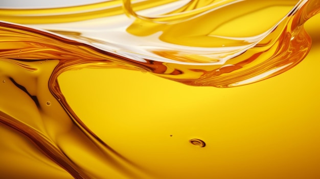 Bolle d'olio gialle Omega gocce d'oro Liquido giallo Cosmetica per la cura della pelle
