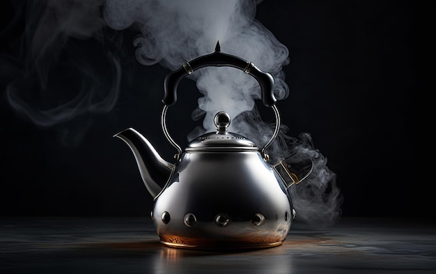 Bollitori da tè fumanti e confortevoli in acciaio inossidabile al loro meglio