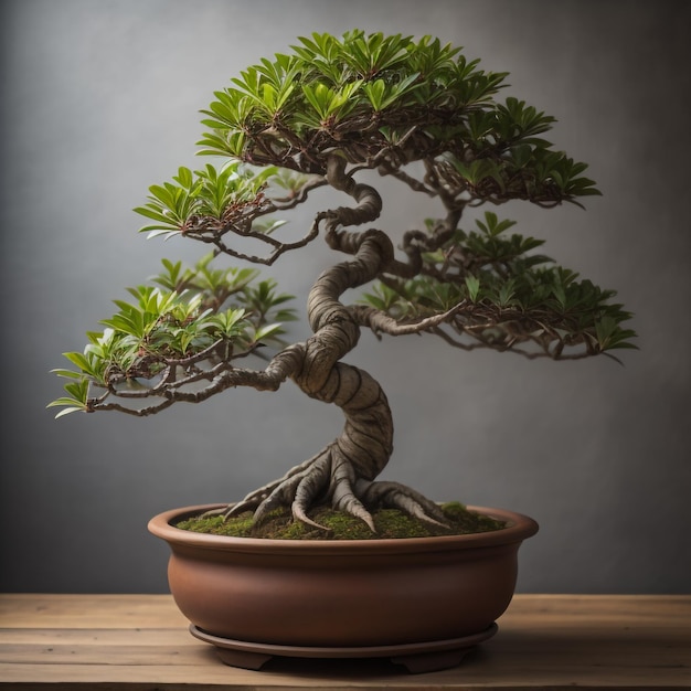 Bonsai albero illustrazione