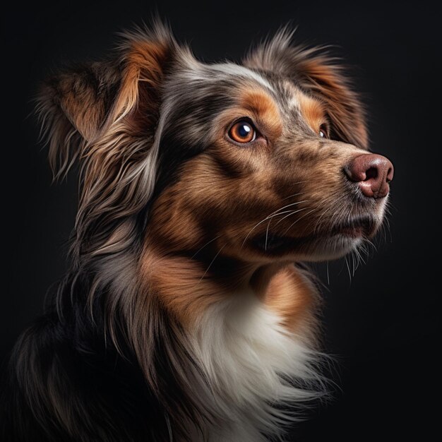 border collie cucciolo ritratto di un cane